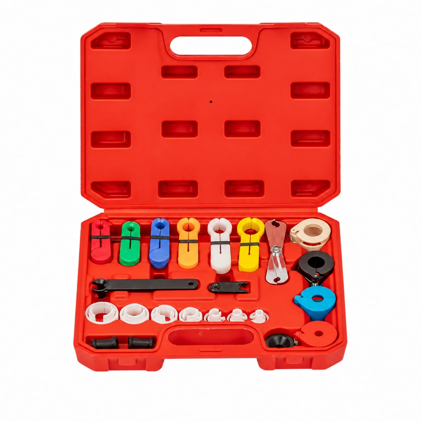 22 Pièces Démonteur Climatiseur | Plastique PP Haute Résistance, Kit Déconnexion Conduites, pour Atelier Mécanique