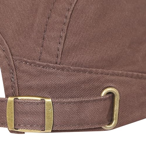 Image of FabSeasons Cotton Ivy Flat Golf Cap - Classic Newsboy Gatsby Hat for Men