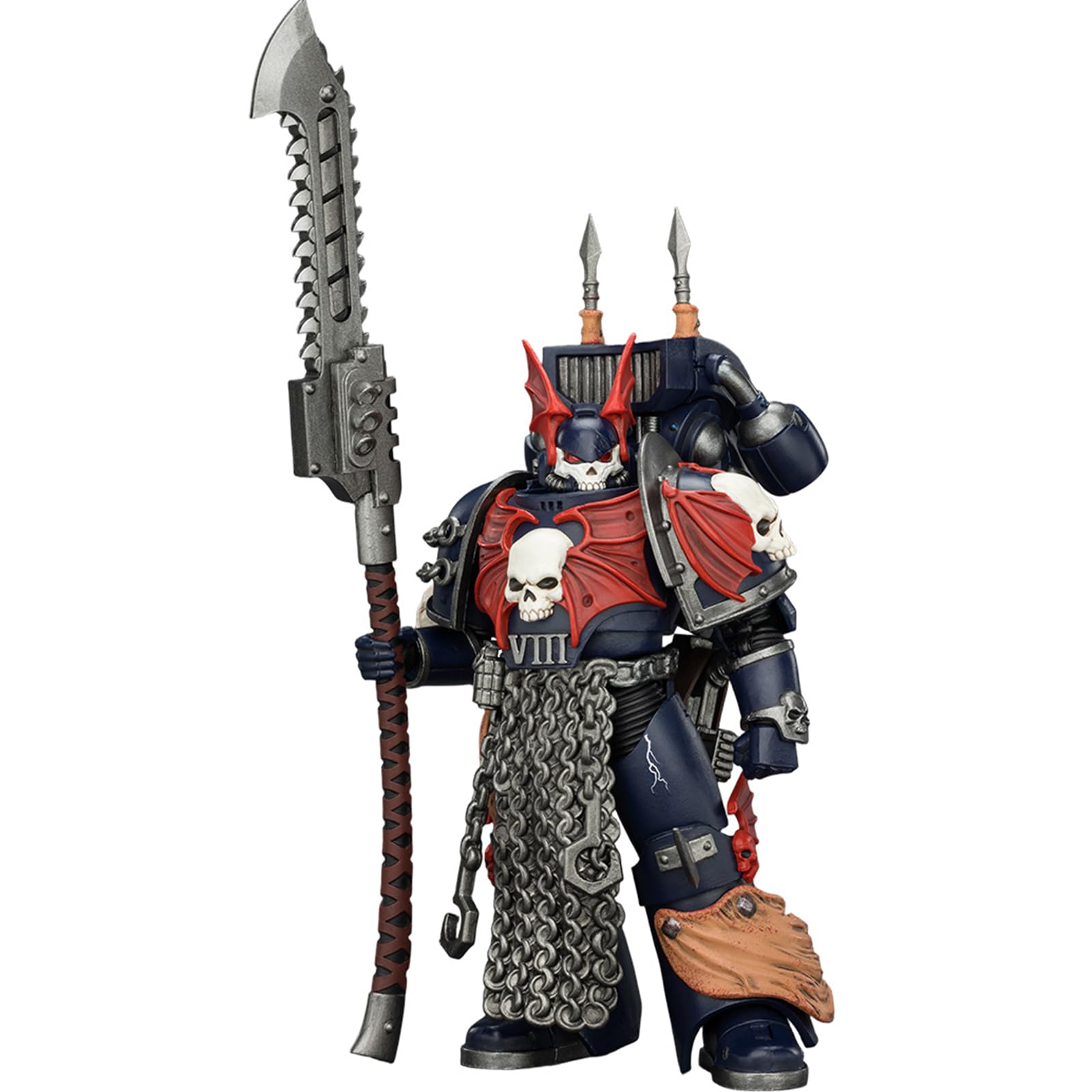 JOYTOY Warhammer 40k Horus Heresy，Night Lords Legion Praetor with Jump pack 1/18 Action Figure Collect And Display Model — image 1