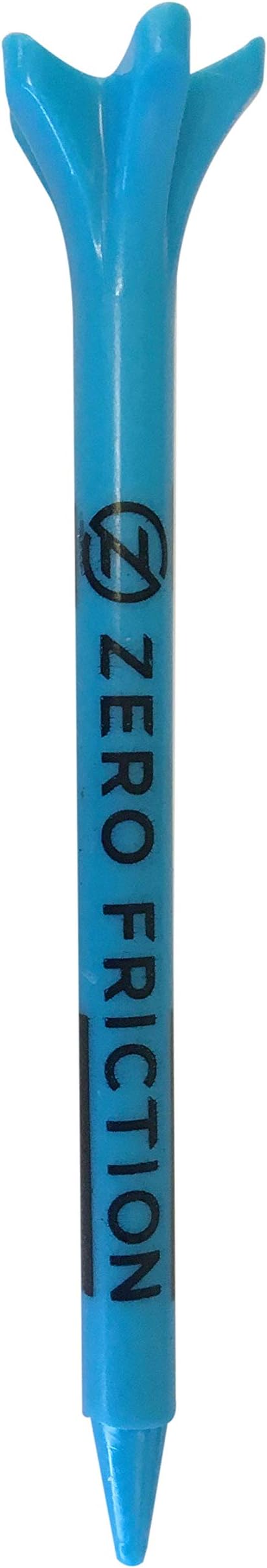 Zero Friction Victory 5-Prong Golf Tees (2-3/4 Inch, Blue, Pack of 40)