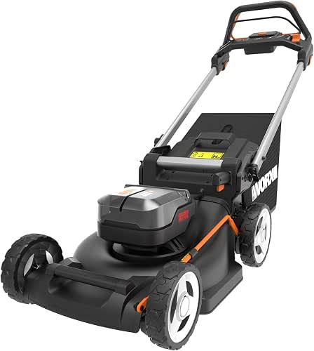 WORX Tondeuse à Gazon autotractée Brushless sans Fil 40V WG749E,
