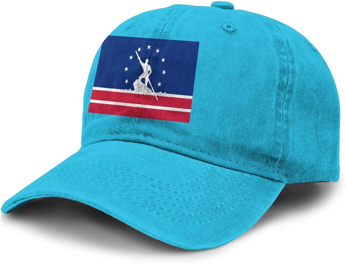 BYCOCBY Richmond City Flag Virginia Unisex Adult Baseball Hat Cowboy