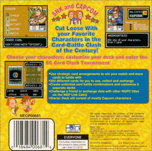 Amazon.com: Card Fighter's Clash: SNK Vs. Capcom : Video Games