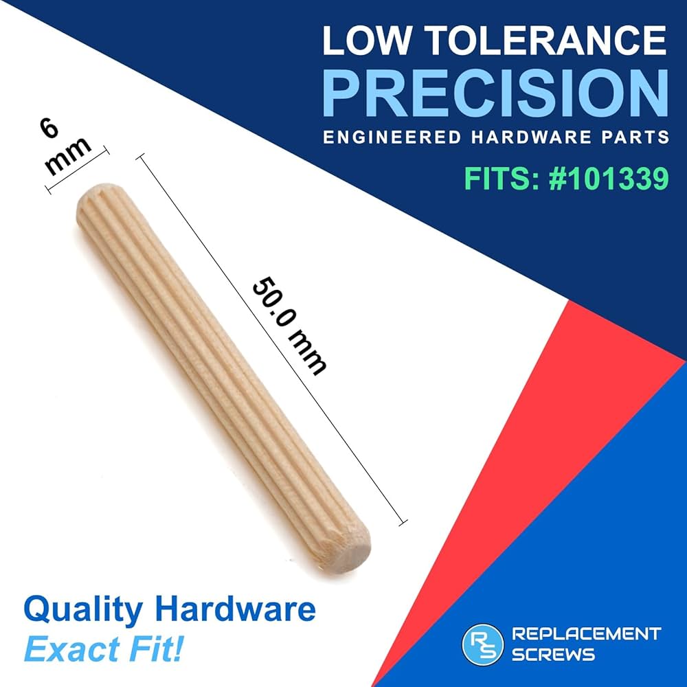 Amazon.co.jp: 交換用ネジ 木製ダボピン IKEA Part 101339