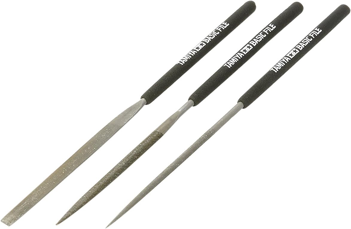 TAM74104 Tamiya Tools - Basic File Set - Smooth Double-Cut