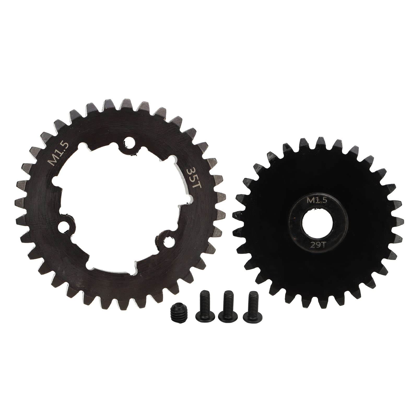 RC 35T Stirnradgetriebe aus Stahl, verschleißfest, feine Verarbeitung, M1,5 RC-Stirnradgetriebe-Ritzel-Set für 1/5 6S (Geschichte)