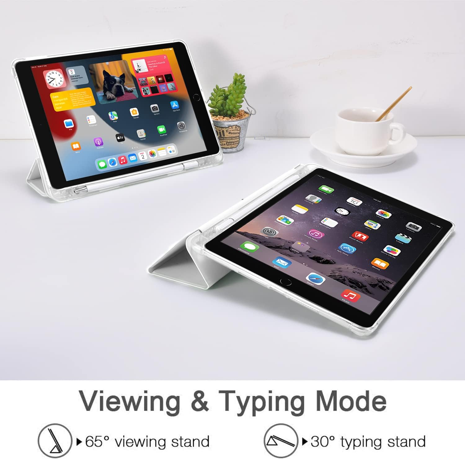 JOYLAND Pad Case West Cowboy White Case for iPad Mini 4/5 Cool Girl Anti-Scratch Shockproof with Pencil Holder Lightweight Smart Trifold Stand Case Soft TPU Cover for iPad Mini 5/4