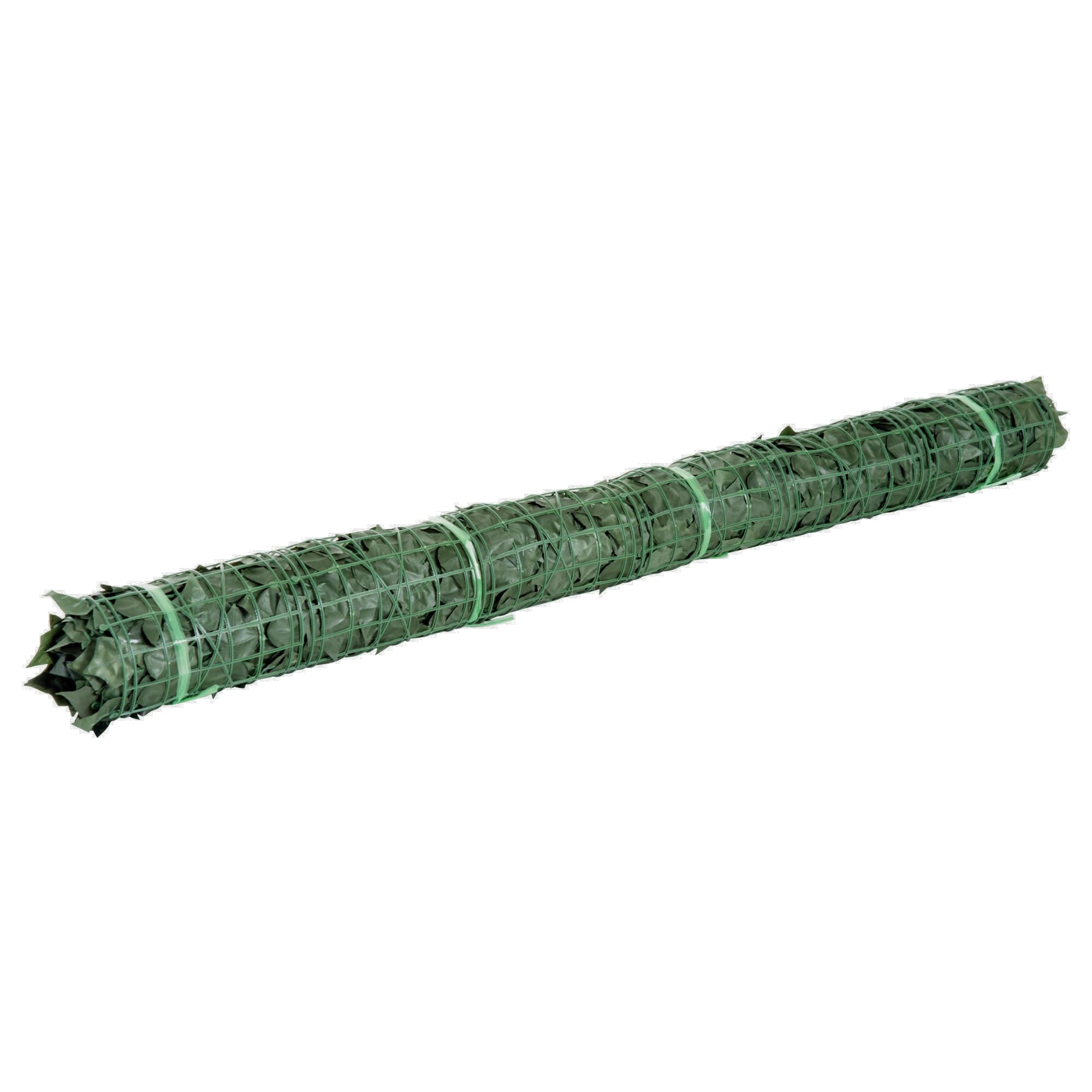 Outsunny Seto Artificial Ocultación Jardín en Rollo 3x1,5 m Pantalla de Valla de Privacidad de Hiedra Artificial Fácil Montaje para Terraza Balcón Exterior Decoración de Hojas Verde