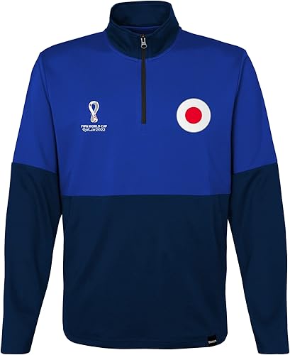 Outerstuff Camiseta unisex para niños de la Copa Mundial de la FIFA Country con cremallera 14