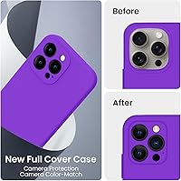Vista 104 de FireNova Designed for iPhone 13 Pro Max Case, Silicone [Camera Protection] Phone Case with [2 Screen Protectors], Soft Anti-Scratch Microfiber Deep
