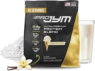 Pro JYM Tahitian Vanilla Protein Powder - Whey Protein Isolates, Casein, & Milk Protein, Lean Muscle Building for Men & Women, JYM Supplement Science, 45 Servings