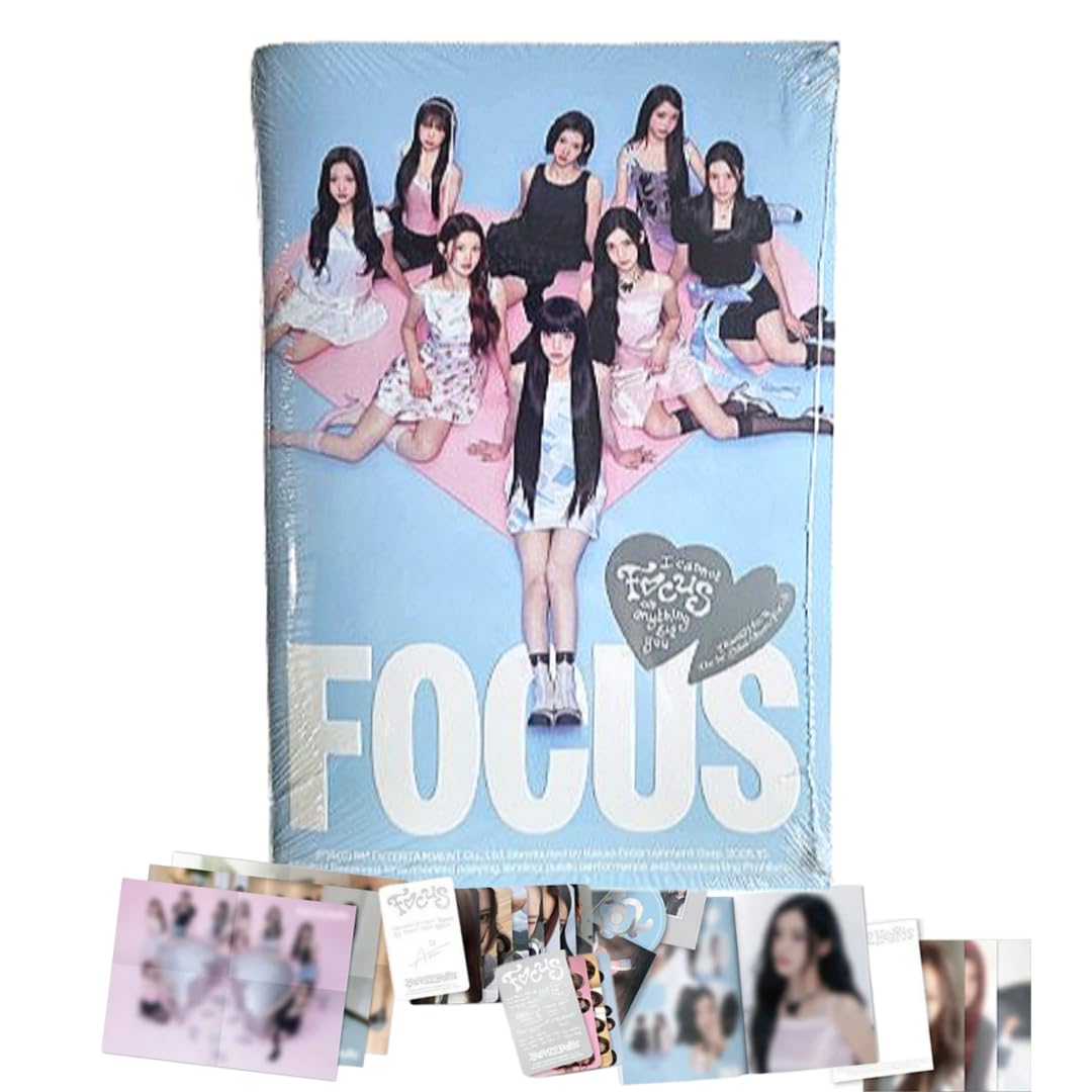 Hearts2Hearts Focus album C Ver complet avec cartes officielles incluses
