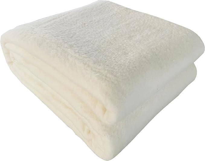 HANPATQUI 60 x 60 inch Quilt Batting Throw Size, Natural