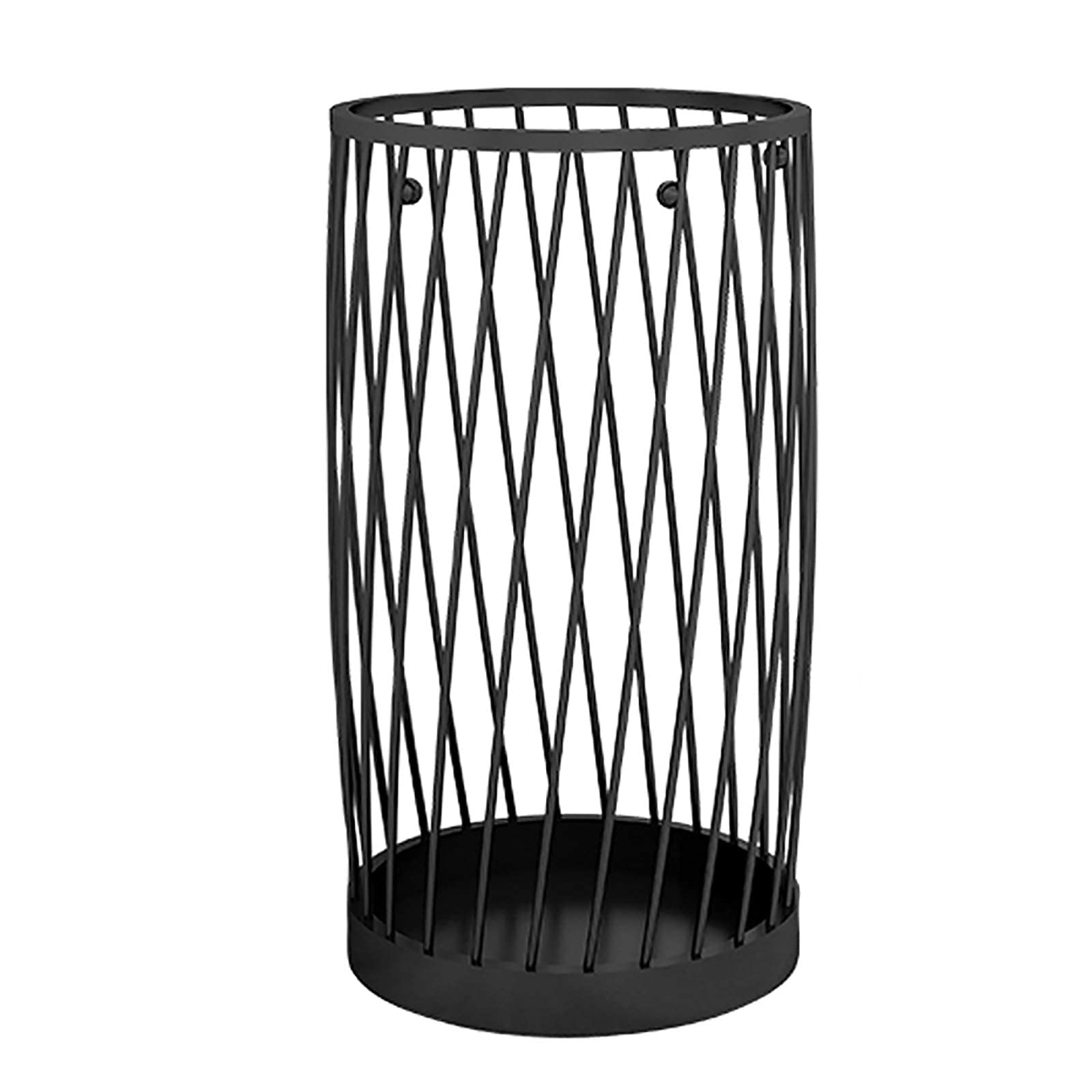 Porte-parapluies design noir pour une entrée propre et ordonnée