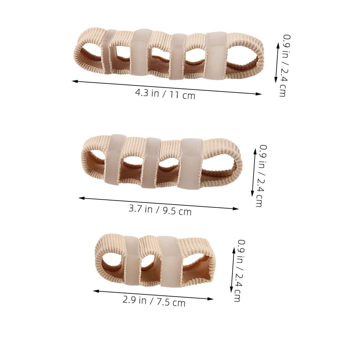 SHERCHPRY Toe Separators for Women Men Bunion Toe Separator for Overlapping Relief