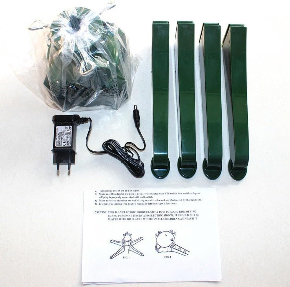 musical rotating christmas tree stand with speaker, 360 degree rotating christmas tree stand with music,christmas tree rotating stand,360° spinning christmas tree base with music (31.5in)