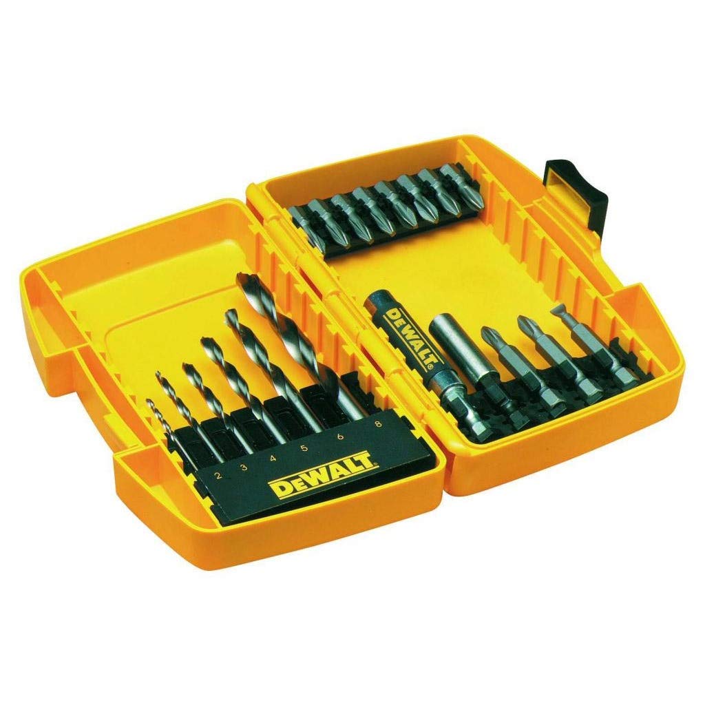DeWalt DT7921B-QZ - Pack de 19 brocas para metal y puntas, en caja de accesorios Minisafe