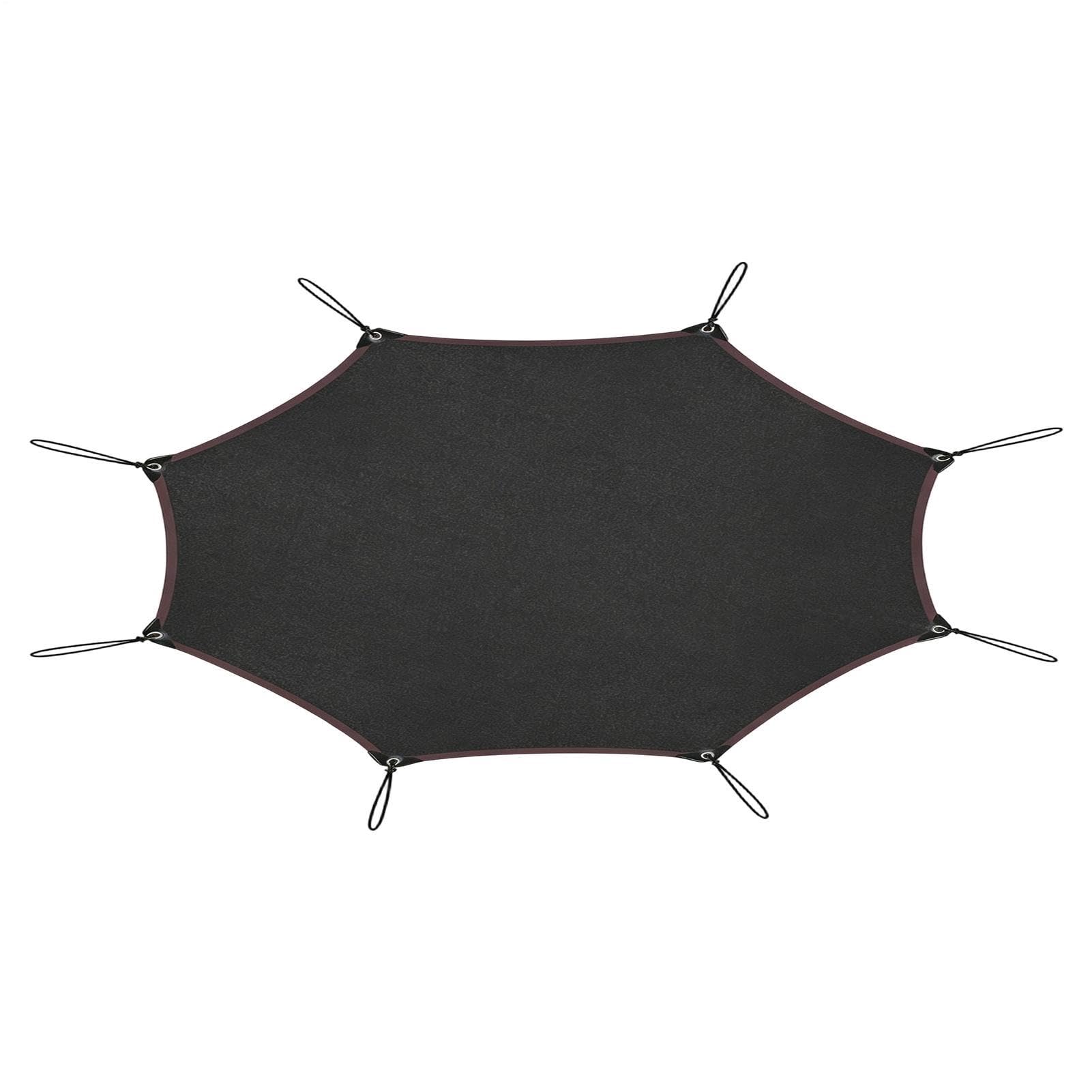 jupsjuice Heavy Duty Trampoline Cover, Trampoline Shade Cover,Octagonal 10/12/14ft, High-Block Fabric Reduces Heat, UV Protection, Wind & Rain Resistant,for Patio, Pool, Camping, Garden