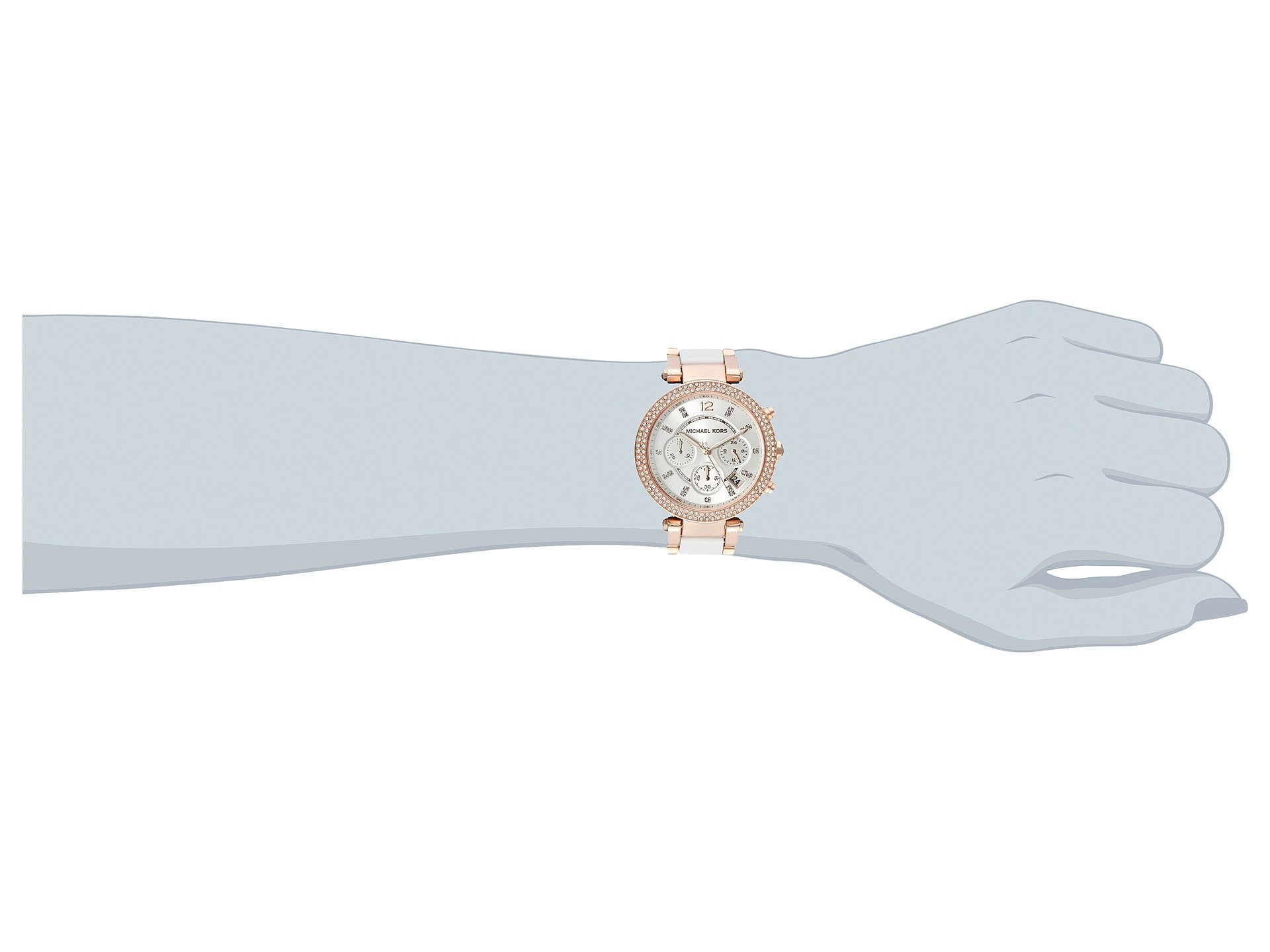 Michael Kors PARKER MK5774 Cronógrafo para mujeres Con Zircones