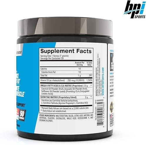 Miniatura 2 de Suplemento en polvo para la pérdida de peso no estimulante y con CLA  carnitina BPI Sports 811213026653 FRUIT PUNCH 1 1