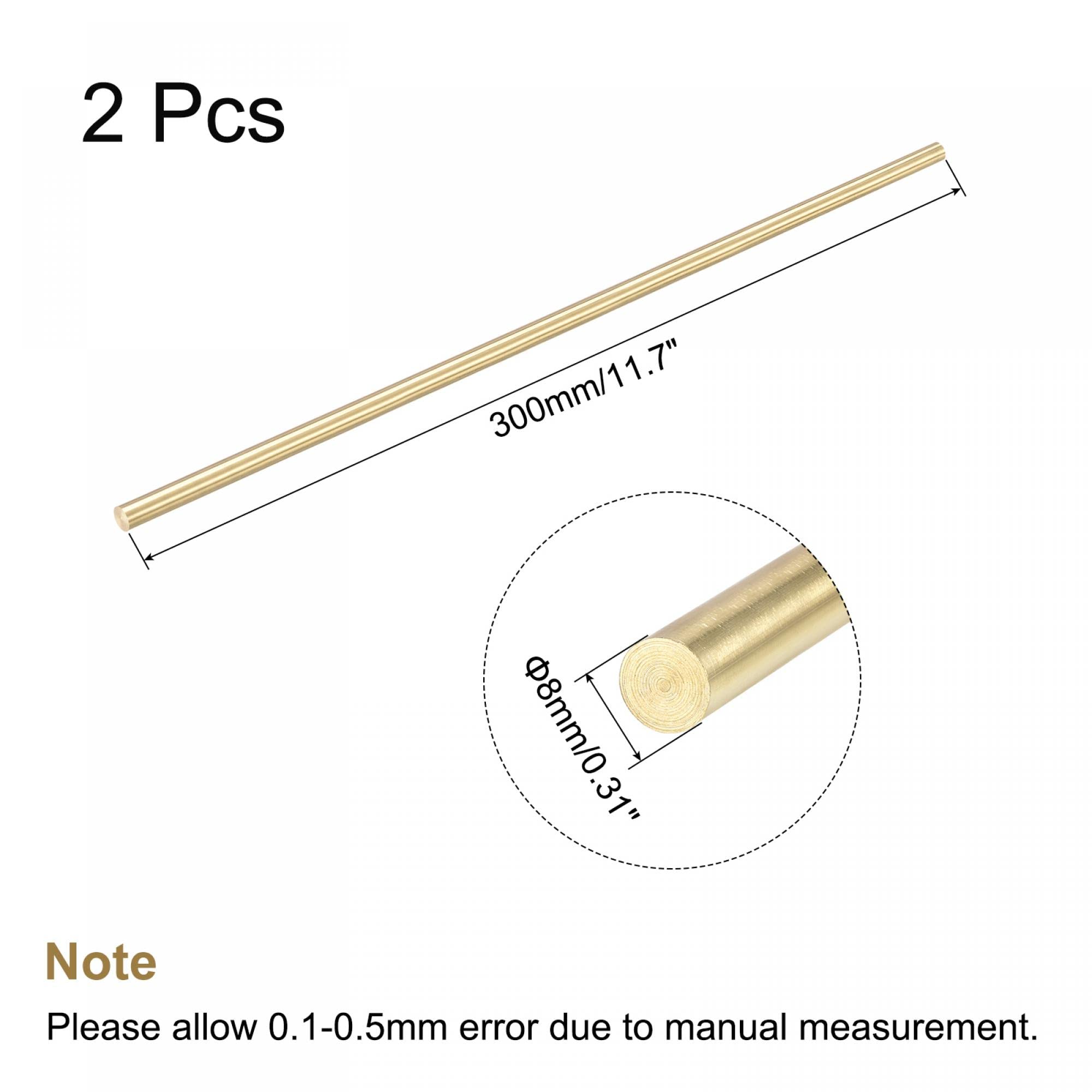 4 Tiges En Aluminium 6061 Plein - 3mm X 350mm - Pour Modélisme, Bricolage, DIY - Lot De 4 Barres Rondes