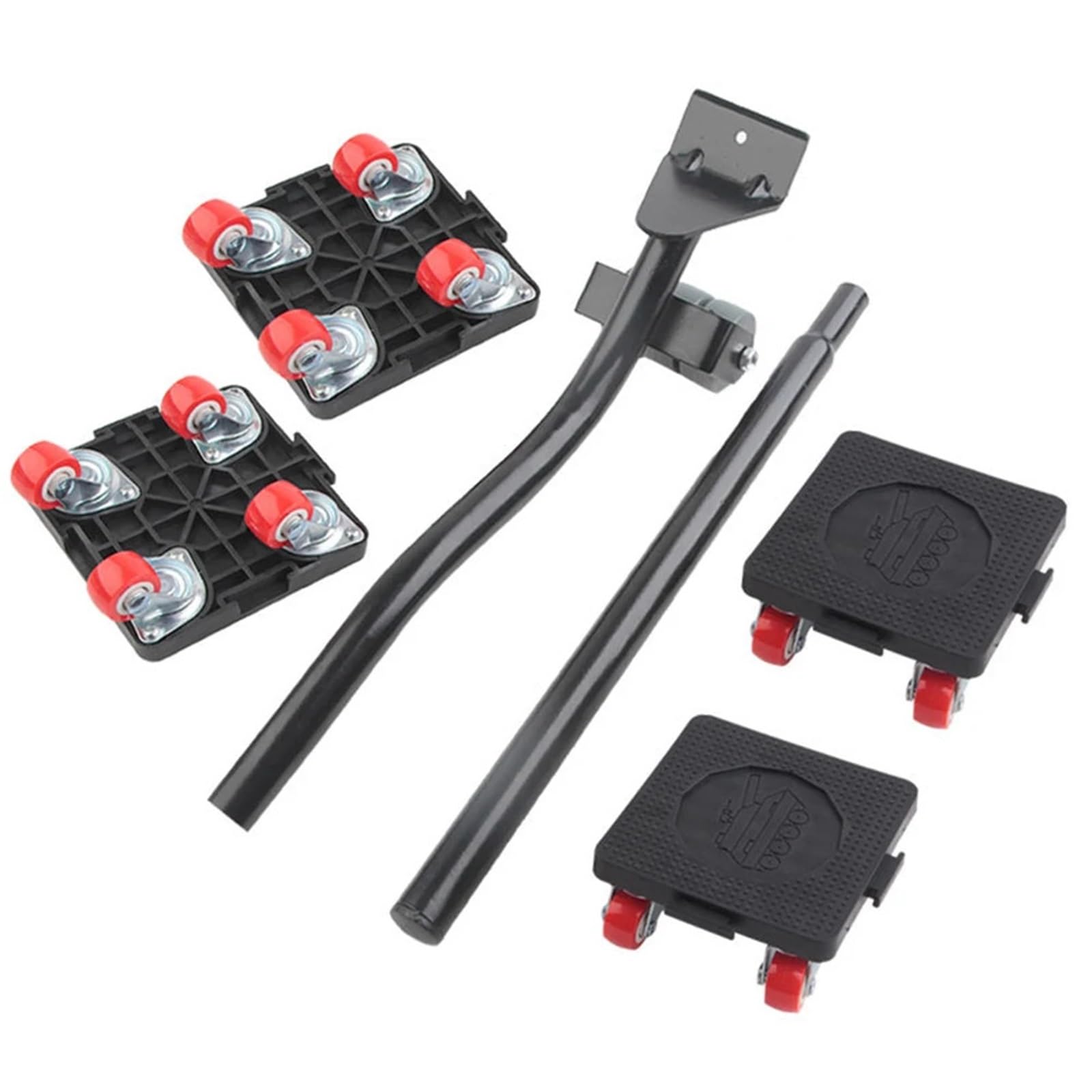 Kit de déménagement de meubles robustes avec cric de levage et roulettes de transport solides
