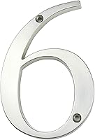 Vista 19 de HASWARE Letrero de Número de Casa de 4 Pulgadas Números Modernos de Puerta Placa de Señalización Numerales de Dirección de Calle y Casa Aleación