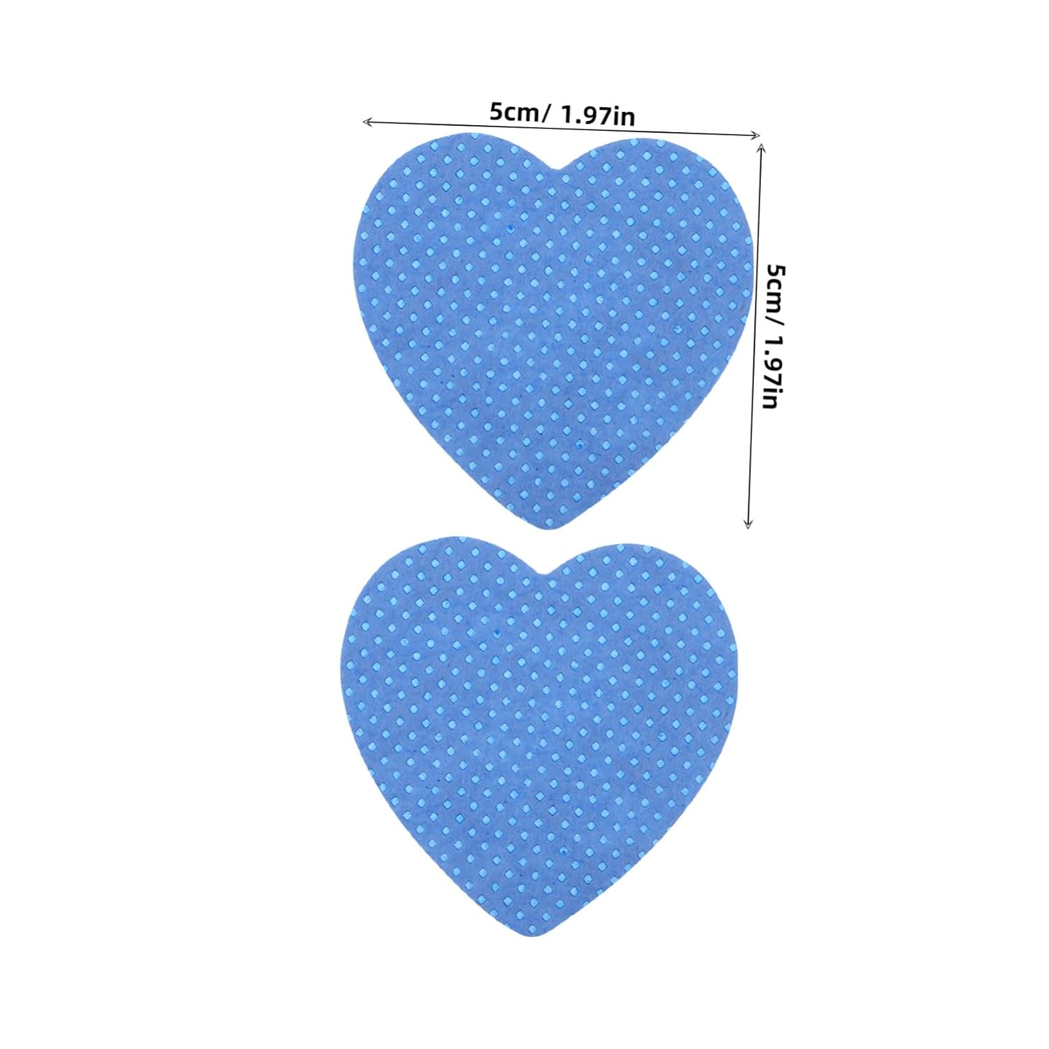 200pcs Heart Shaped Nail Polish Remover Pads Lint Cotton Wipes for Gel Nails Eyelash Extensions Gentle Skin Portable for Home Salon Use