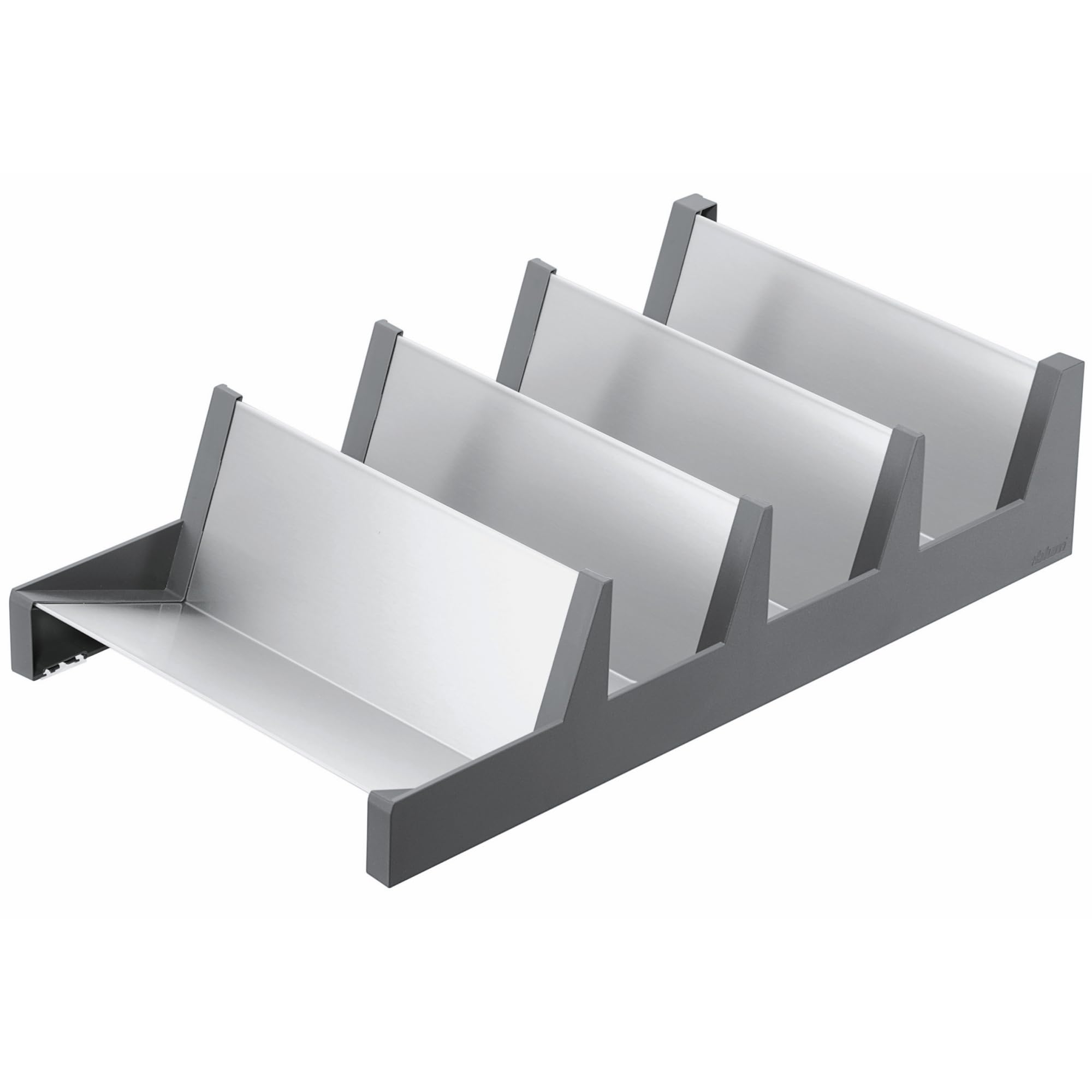 Qualità premium BLUM I Portaspezie AMBIA-LINE per cassetti I Ripiano per spezie I Spice Organizer per cassetti da cucina | Può contenere fino a 16 barattoli di spezie/pacchetti di spezie, scomparti inclinati per una panoramica e un accesso rapido