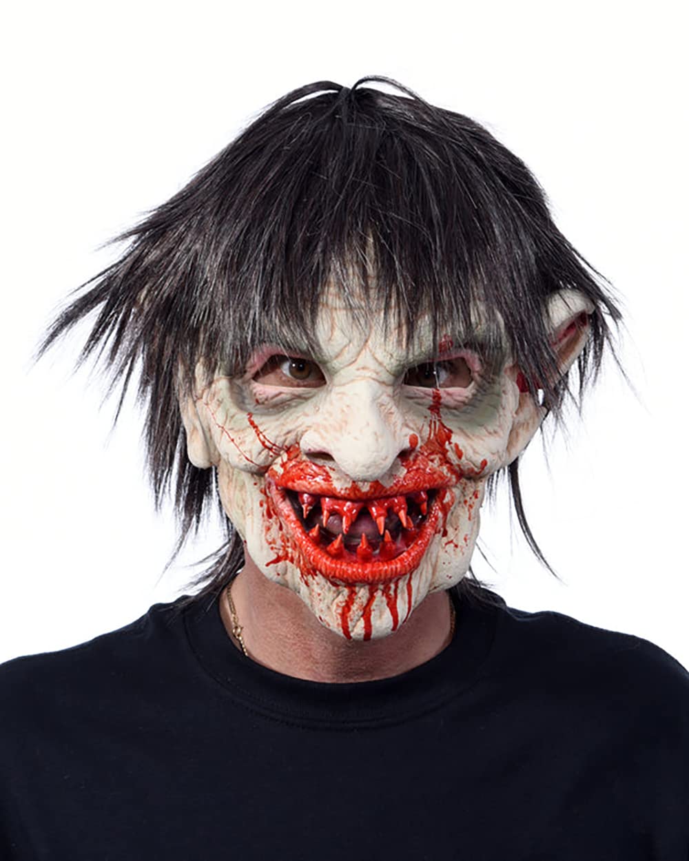 Amazon.com: Zagone Yummy Mask, Zombie Vampire Monster with sharp