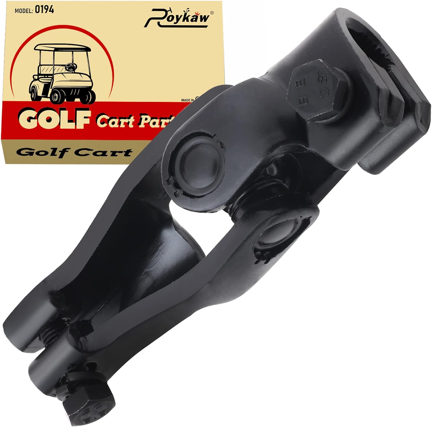 Roykaw Golf Cart Lower Steering Yoke for Club Car Precedent 2004-up Gas & Electric Models, Replaces OEM # 103810201, 1038102-01