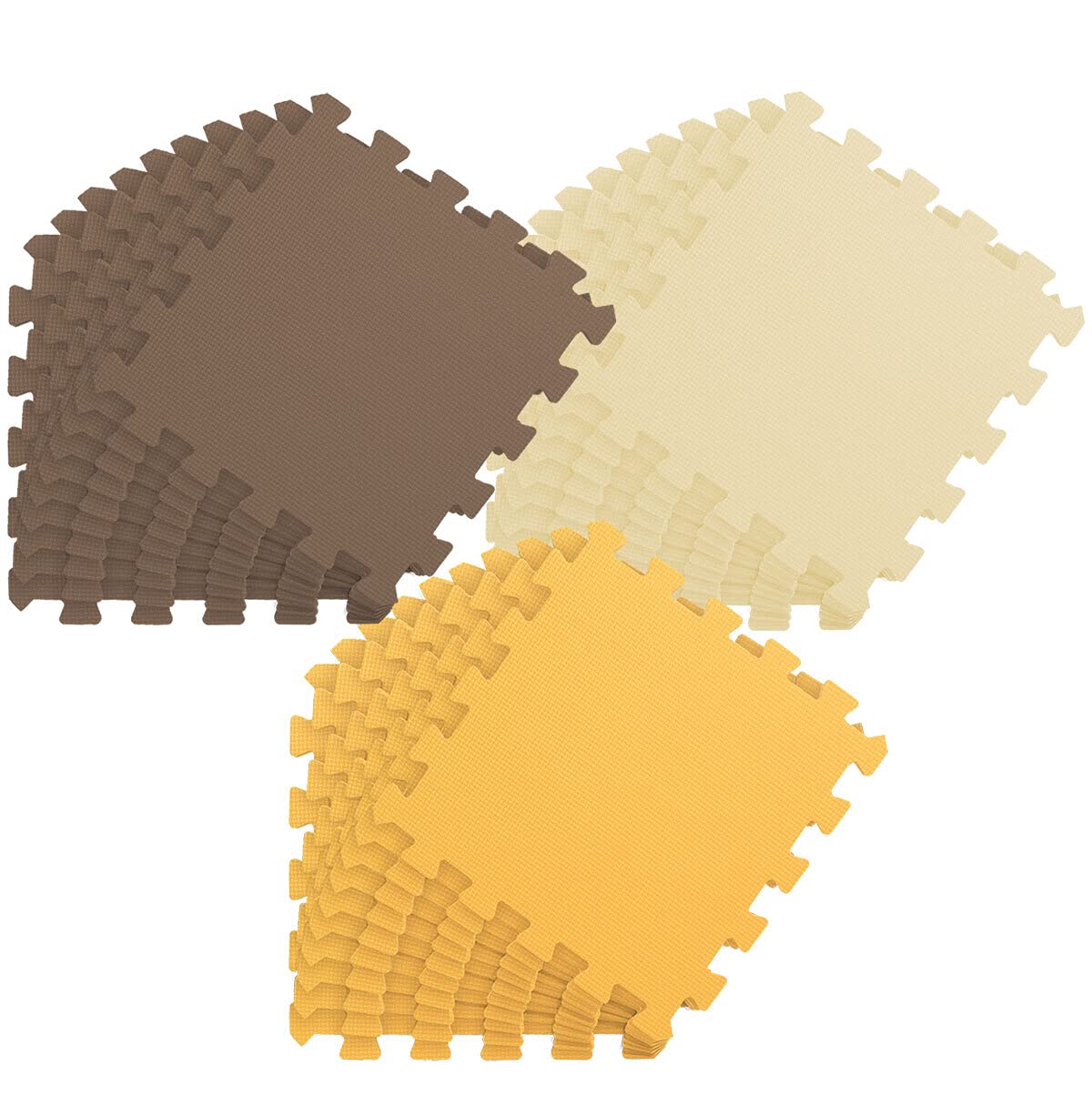 LittleTom 27 Tapis de Sol épais - Bébé et Enfant dès 0 Mois 30x30 Dalles Puzzle Carré en Mousse EVA