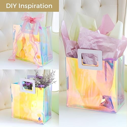 Miniatura 7 de VUOJUR Bolsas de regalo para novia y dama de honor 6 S y 1 M vistosas y reutilizables