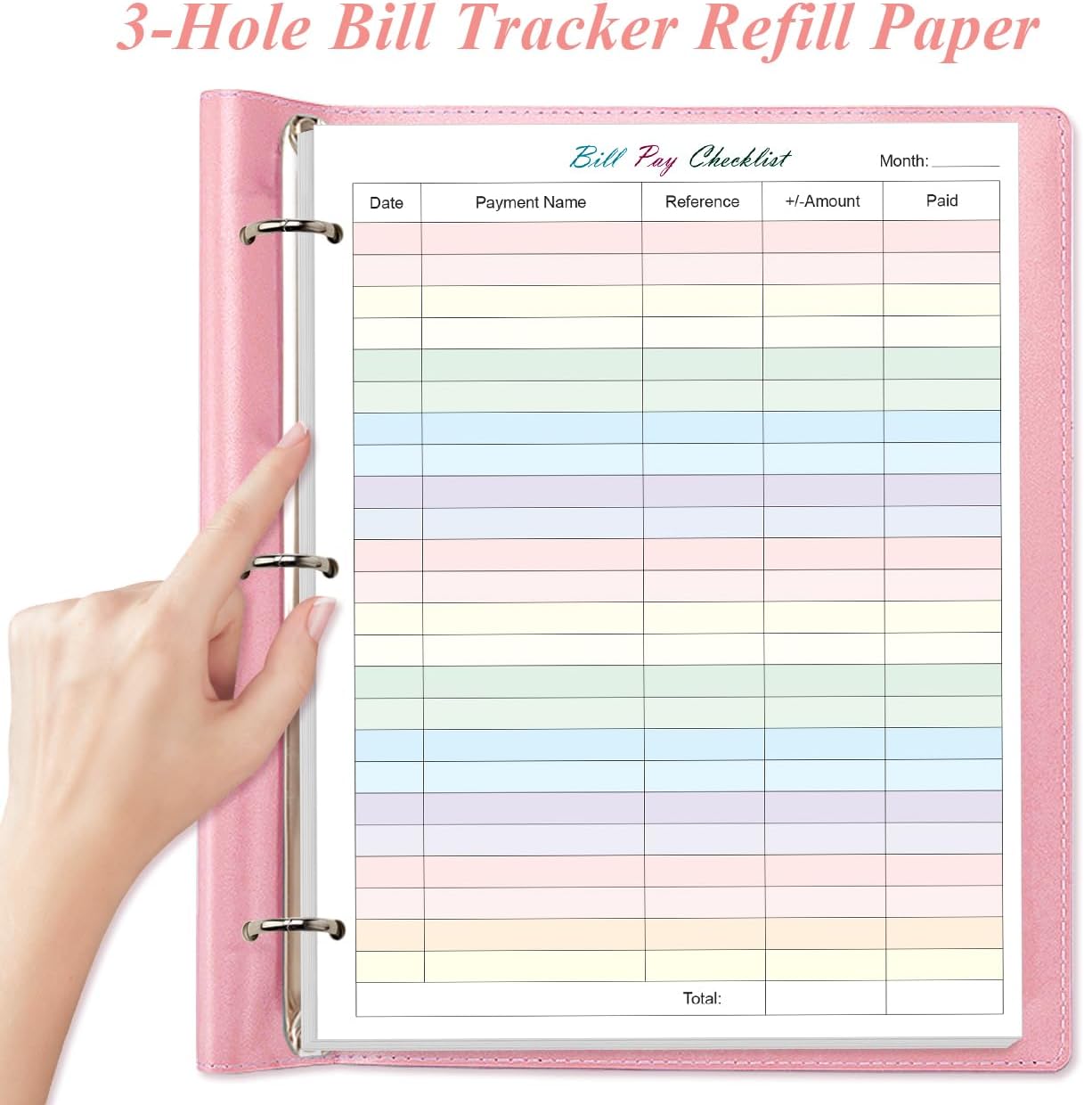 Stay Organized with A4 Bill Payment Checklist Refills: Your Ultimate Budgeting Solution!