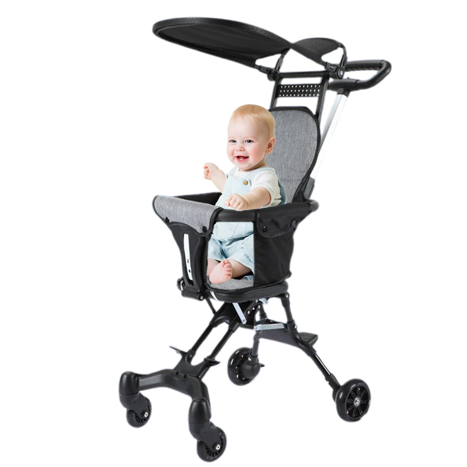 Passeggino portatile – Passeggino da viaggio pieghevole leggero sedile
