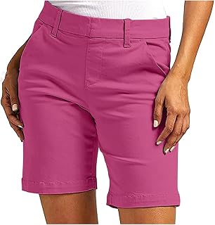 2025 - Pantalones cortos elásticos y elegantes casuales de cintura alta para mujer con bolsillos, cómodos y elegantes trajes de trabajo Pantalones negros para mujer elegante elástico