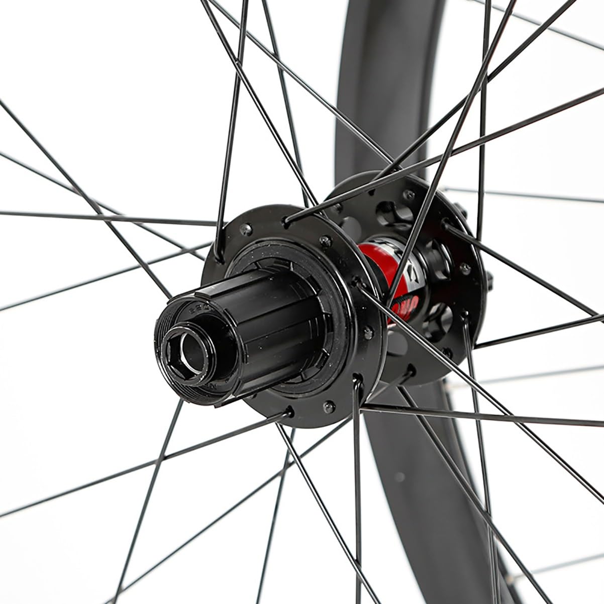 700C Juego De Ruedas para Bicicleta De Carretera Aleación De Aluminio Llanta Doble Pared Eje Pasante Bujes Freno De Disco 8-12 Velocidad 24H Ruedas Delanteras Y Traseras
