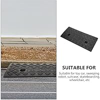 Vista 7 de Healifty Rampa de goma para silla de ruedas, rampa de umbral industrial, rampa para bordillos, rampas para bordillos, rampas de inclinación