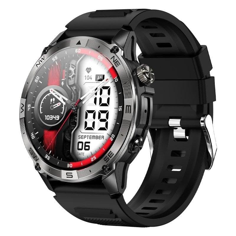 Nilait Watch Cometta One Smartwatch Outdoor GPS para Senderismo, Trail Running y Trekking, Pantalla AMOLED 1.43", GPS Dual Band L1+L5, Brújula, Altímetro, Barómetro, IP68, 3ATM, Negro