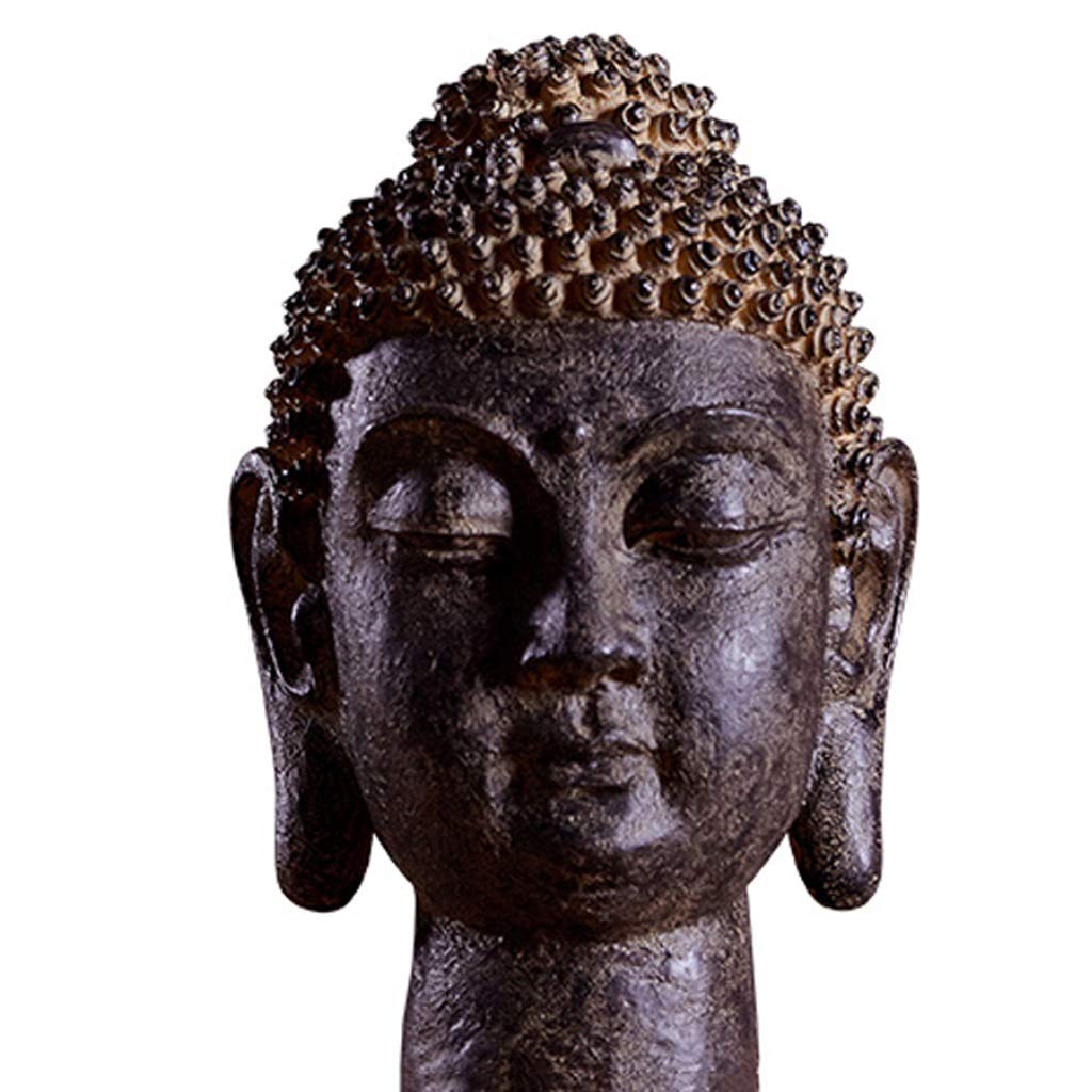 樹脂仏像 Amazon｜仏像 仏像樹脂の樹脂のプラスチック彫刻仏の頭禅仏の装飾の