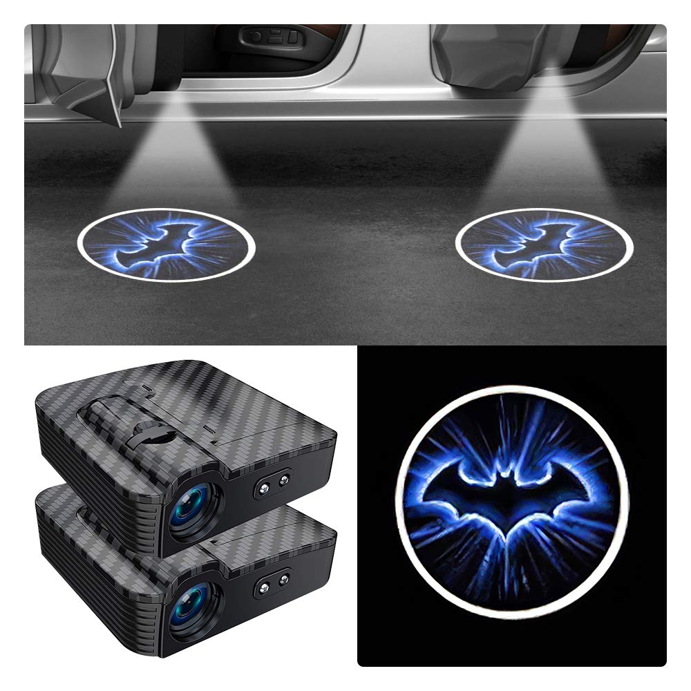 Buy Car Door Light Projector, Universal Wireless Batman Car Projection