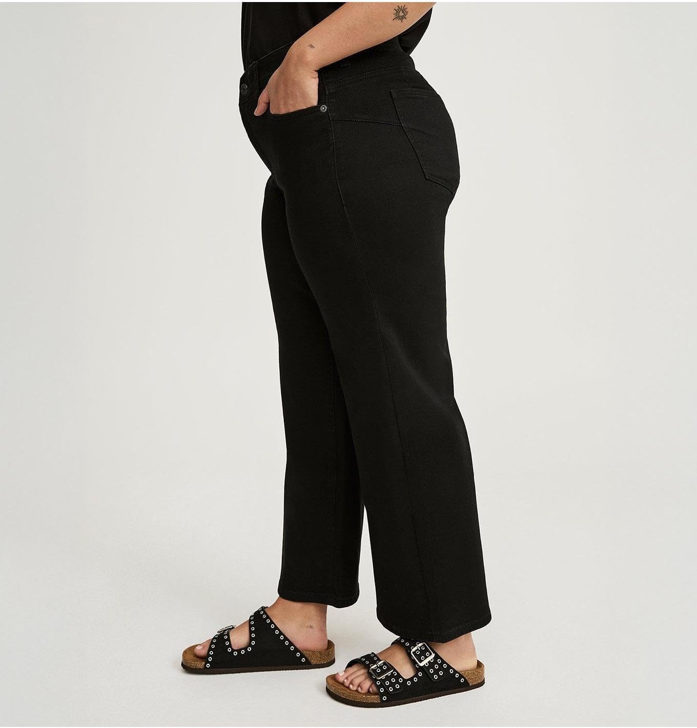 Torrid Women's Plus Size Jeans - Crop Bombshell Wide Leg Jean - Image 7