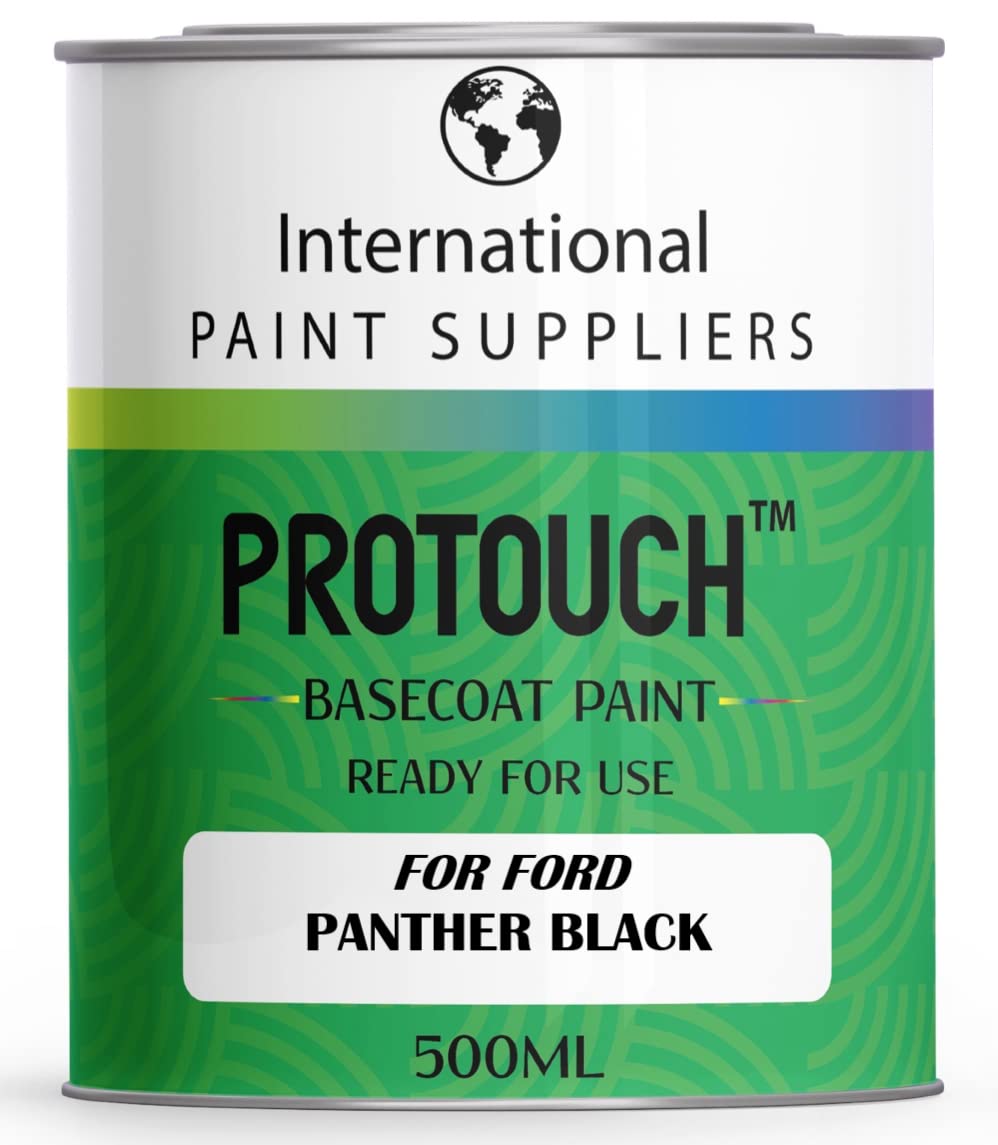 Protouch Panther Black For Ford Basecoat Rfu Ready For Use Thinned Car Paint 500Ml Tin
