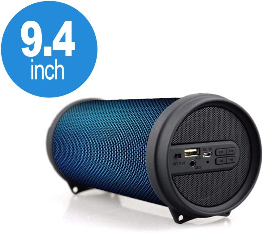Bazooka Bluetooth Speaker with Color Lights, Wireless Stereo, and Loud Bass