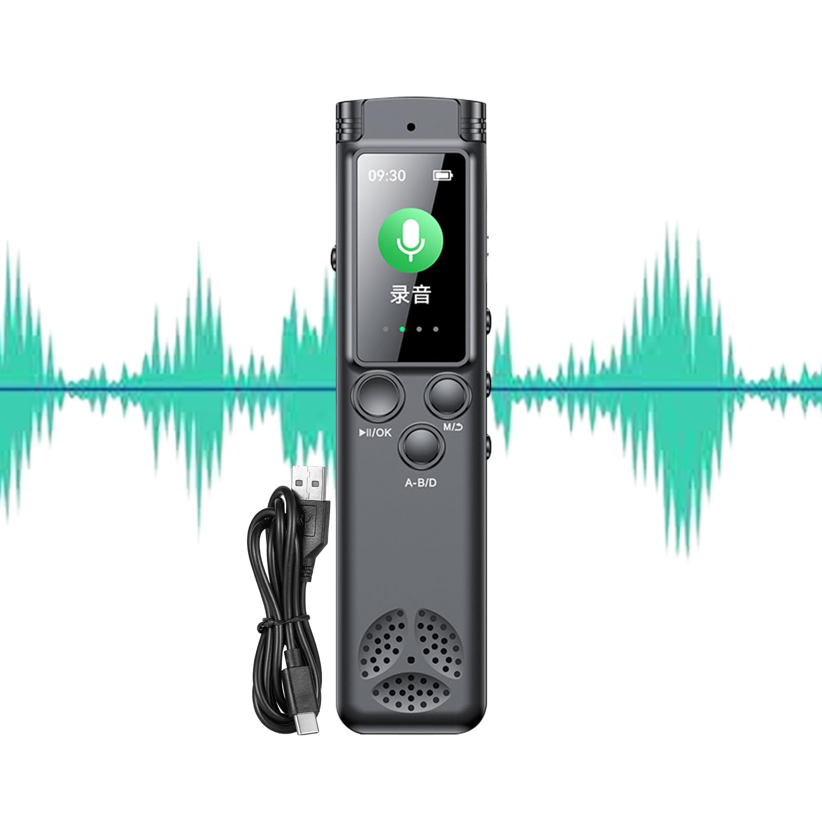 Registratore audio audio, dispositivi di registrazione per riunioni | Registratori vocali a penna con password | Riduzione del rumore, registratore HD per giornali