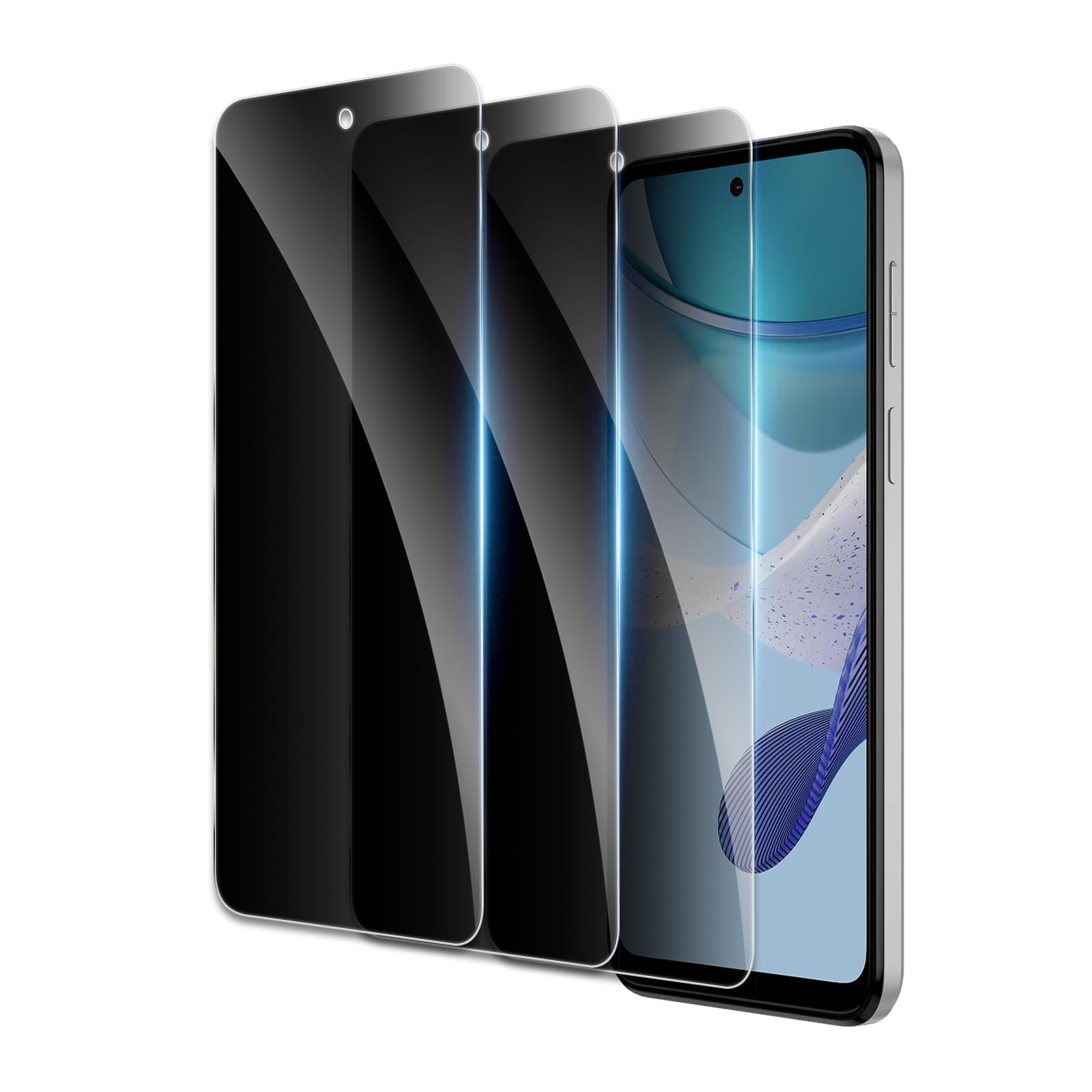 Pellicola protettiva per la privacy per Motorola Moto G 5G 2023, accessori in vetro temperato infrangibile, pellicola in vetro temperato anti spia, compatibile con custodie, ultra resistente, durezza