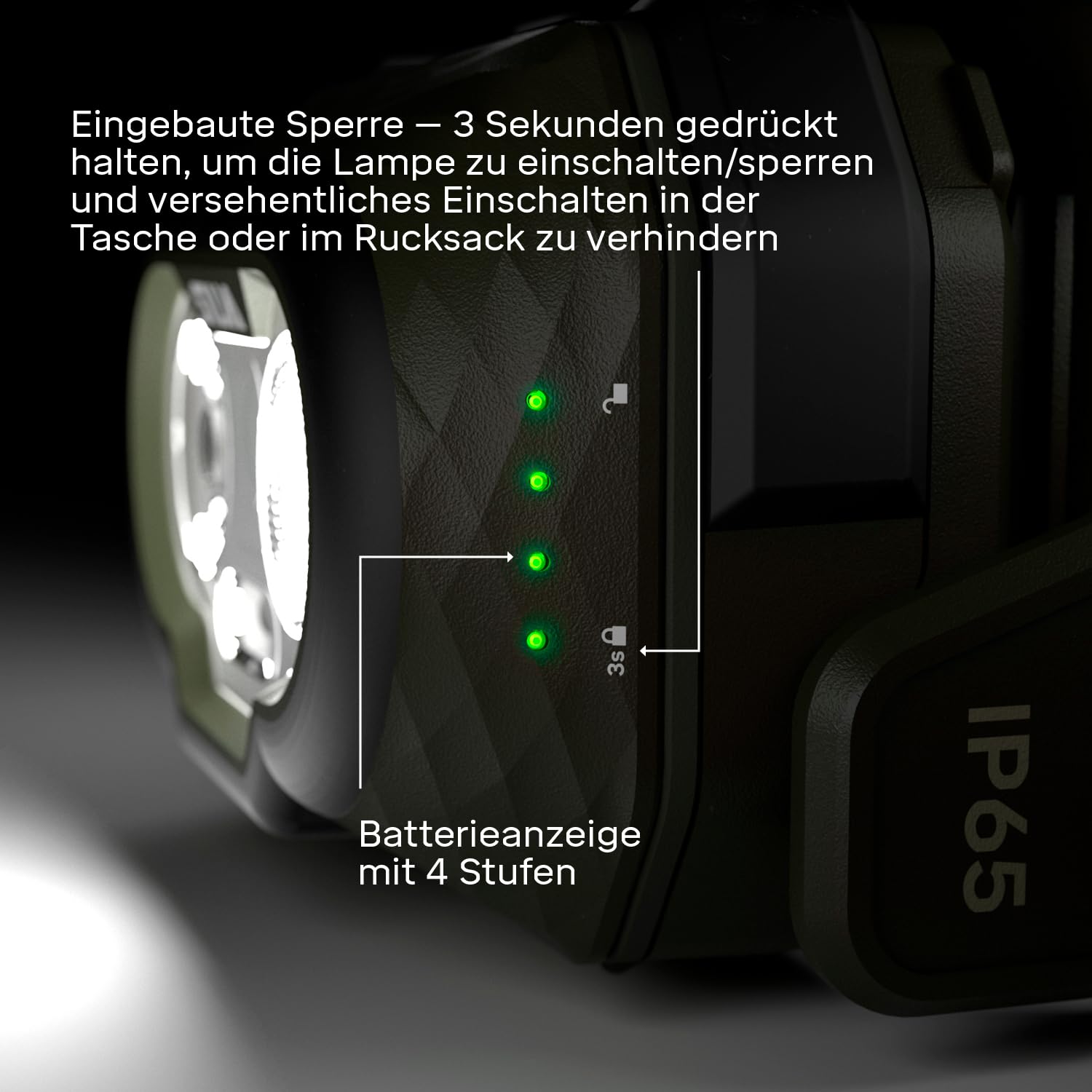 Silva Stirnlampe LED Wiederaufladbar USB C - Discover Hybrid - 500 Lumen Stirnlampe Rotlicht - 3 Helligkeitsstufen - Weiß, Orange & Rot LED Kopflampe - Kopflampe Aufladbar