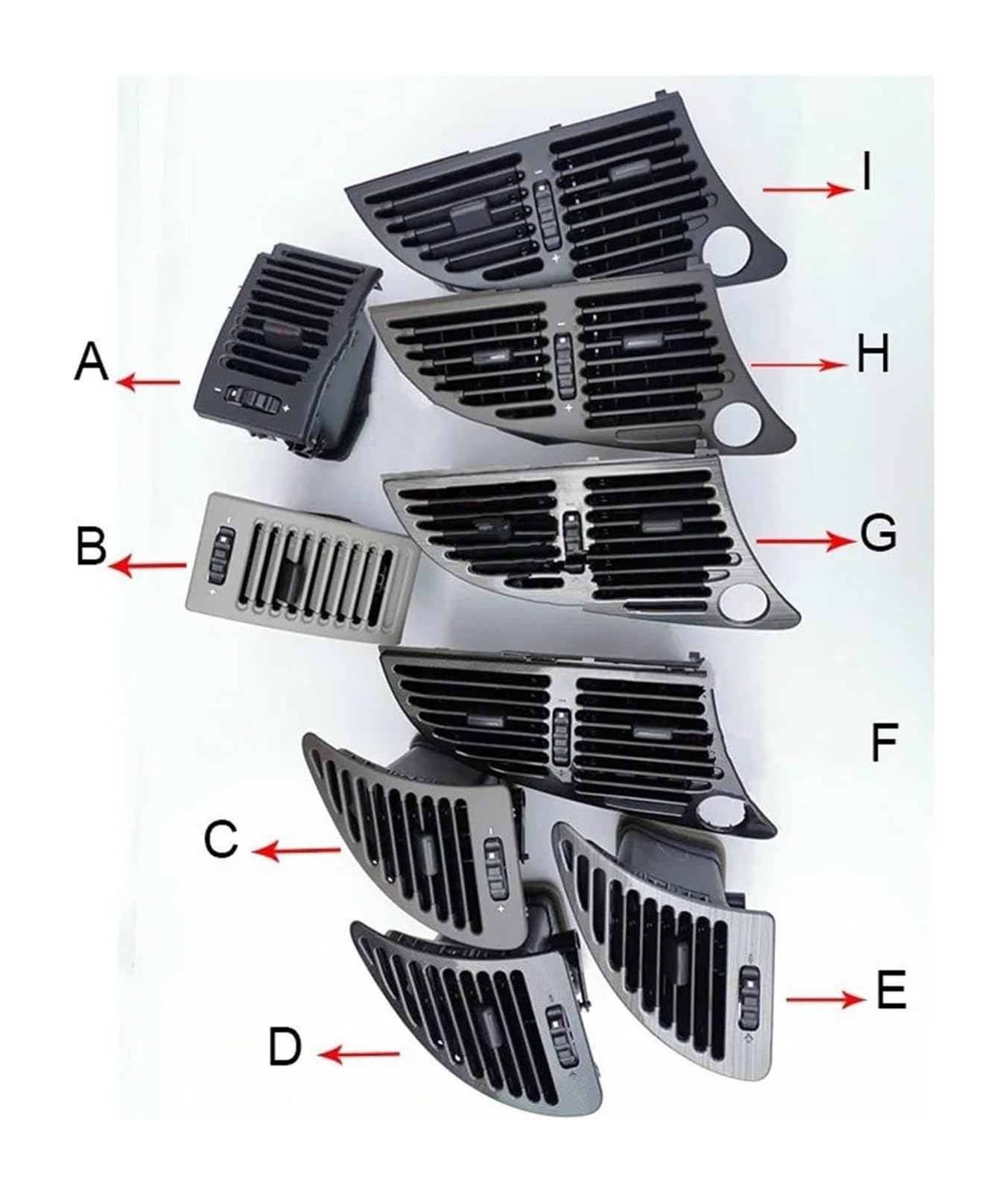 Auto Griglia Bocchette Aria Condizionata Per Xsara Per C-Elysee 2002-2013 Bocchette Di Ventilazione Per Aria Condizionata Griglia Per Auto 1 Pezzo(G)