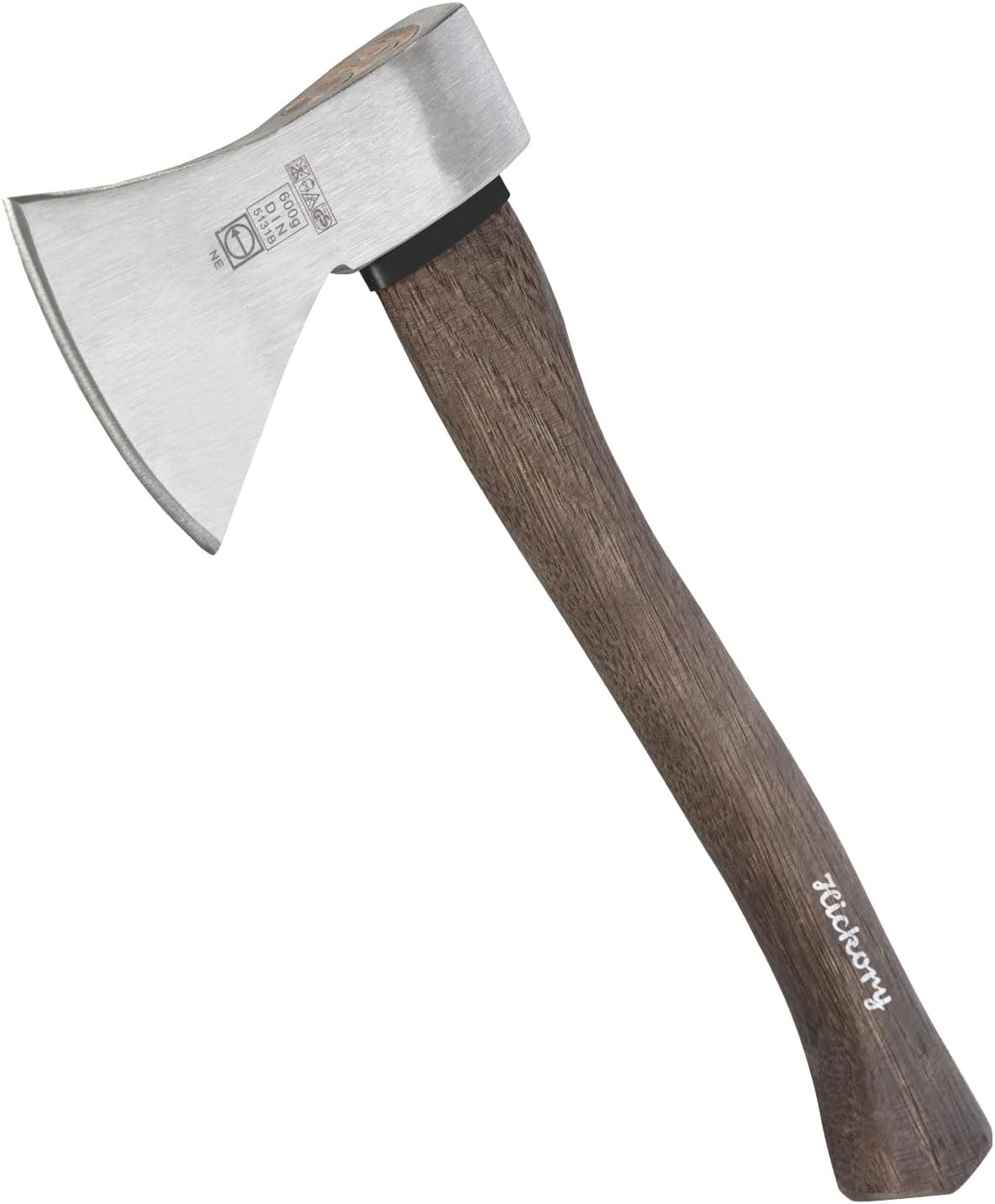 Ruthe VPA/GS Hatchet with Hickory Handle, Silver/Beige, 600 g