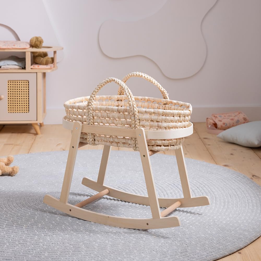 howa Mobilier de poupée en bois avec panier amovible pour poupée miniflowers 2360